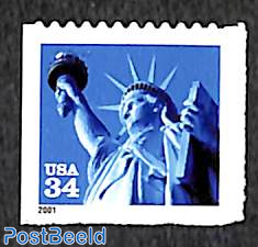 Statue of Liberty 1v s-a, Perforated on 3 sides
