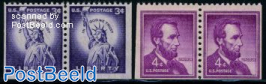 Definitives 2 booklet bottom pairs