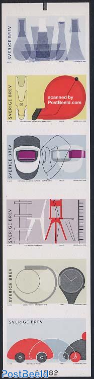 Swedish design 6v s-a in booklet