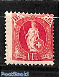 1fr, perf. 11.5:12, Stamp out of set