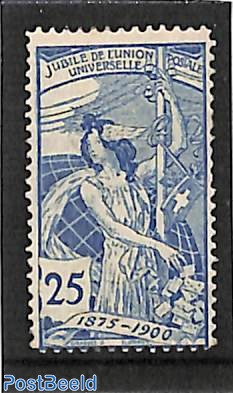 25c, UPU, Plate I, Blue, Stamp out of set