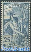 25c, UPU, Plate II, Blue, Stamp out of set
