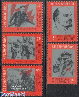 Lenin 100th birthday 5v