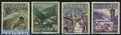 Postzegels - Lot de timbres Andorre oblitérés, belles oblitérations