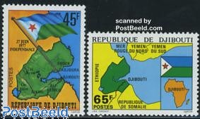 Lot De 25 Timbres Variés De Djibouti – Qualité Prophila – Pour Collectionneur