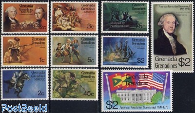 Timbres Grenade-Grenadines 1975 – Jeux Panaméricains – Série 105-111 Complète – Oblitérés