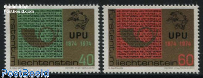 U.P.U. centenary 2v