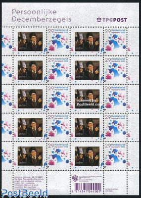 Christmas, personal stamp minisheet