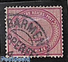 Timbre Empire Allemand 1900 Reichspost - Numéro Catalogue 61, Oblitéré - Pour Collectionneurs De Philatélie