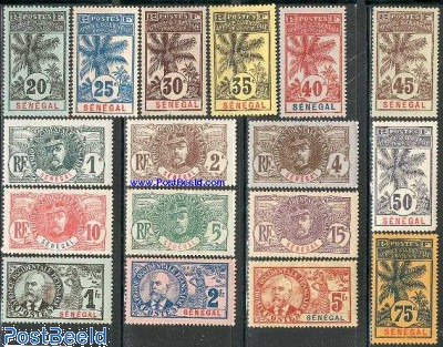 Haut Sénégal et Niger - Collection complète de timbres