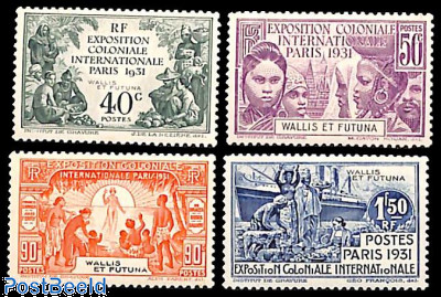 Timbre Wallis Et Futuna 25 Centimes Stock Photo