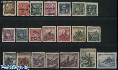 slovaquie 50 différents timbres