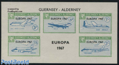 Commodore parcel stamps, Europa s/s