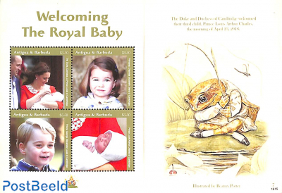 Royal baby 4v m/s (illustration Beatrix Potter)