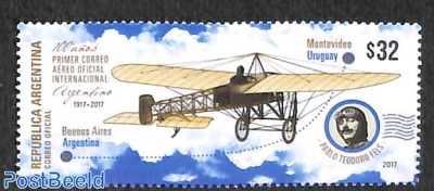 First Airmail service 1v