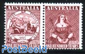 Stamp centenary 2v [:]