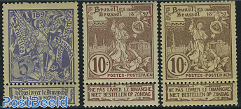 Brussels exposition 3v with tabs