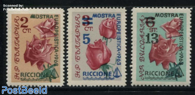 Riccione stamp exposition 3v