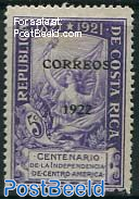 CORREOS overprint 1v