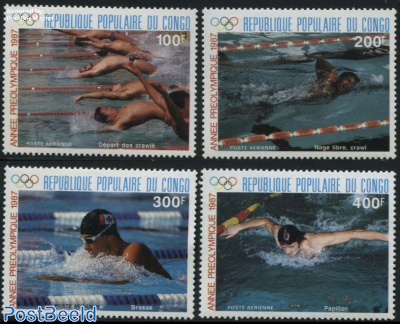 Preolympic year, swimming 4v