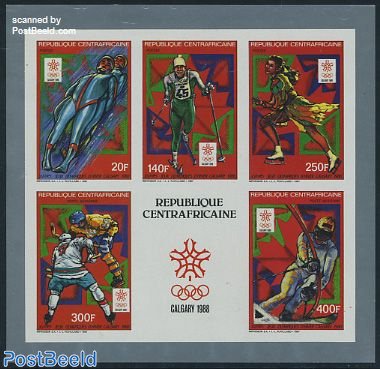 Olympic Winter Games 5v m/s imperforated