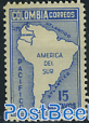 Map of South America 1v