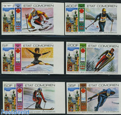 Winter Olympic Games 6v imperforated