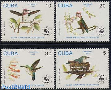 WWF, hummingbirds 4v