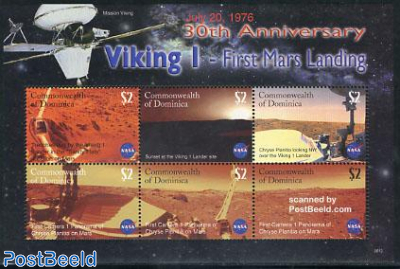 Viking I, First Mars landing 6v m/s