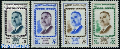 A. El Nasser death anniversary 4v