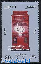 Postal day, letter box 1v