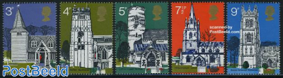 Village churches 5v