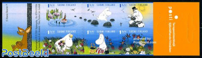 Moomins 6v s-a in booklet