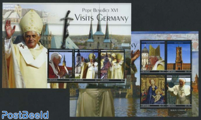 Pope benedict XVI visits Germany 2 S/s