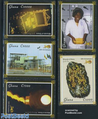Minerals of Ghana 5v