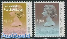 Definitives 2v (with year 1990)