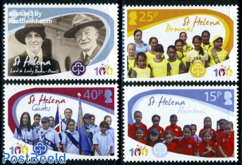 Girl Guides Centenary 4v