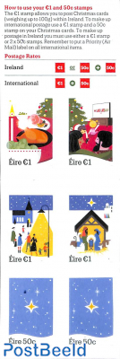 Christmas 4v s-a in booklet