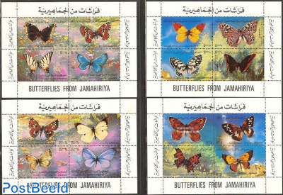 Butterflies 4 s/s