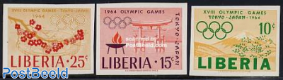 Olympic games 3v imperforated