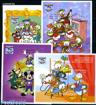 60 years Donald Duck 4 s/s
