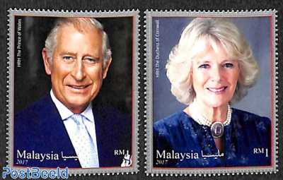 Prince Charles & Camilla 2v
