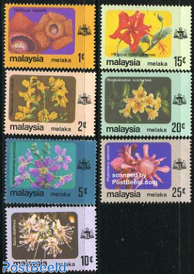 Malacca, flowers 7v