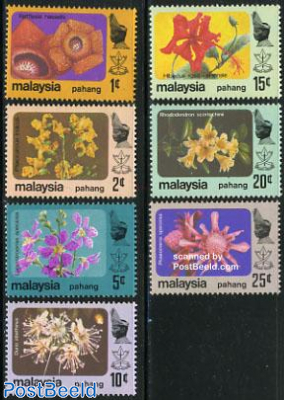 Pahang, flowers 7v