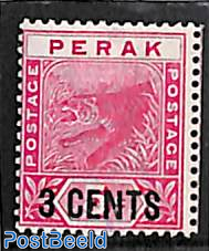 Perak, Overprint 1v