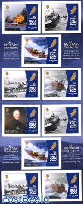 Lifeboats 10v s-a in booklet