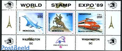 World stamp expo 3v m/s