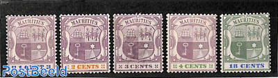 Definitives, coat of arms 5v