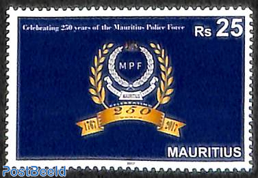 250 years Mauritius Police Force 1v