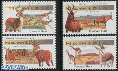 Antelopes of Namibia 4v